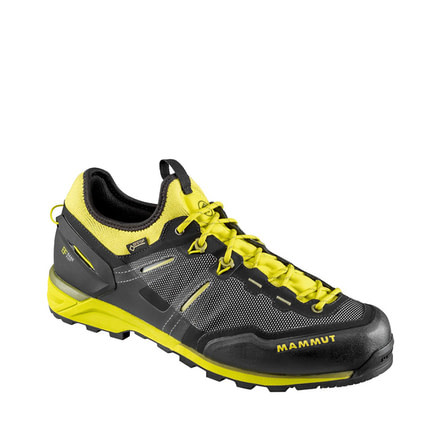 Demo, Mammut Men's Alnasca Knit Low GTX MUSTER Boots, Black - Citron, 9.5, 302006071001821000-DEMO