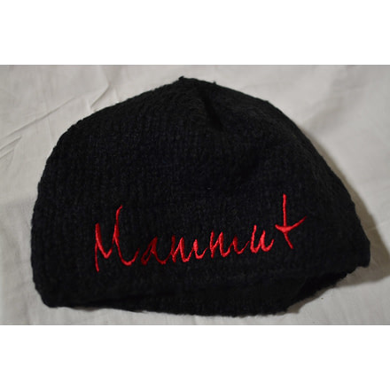 Mammut Alpaca Beanie-One Size-Black/Inferno