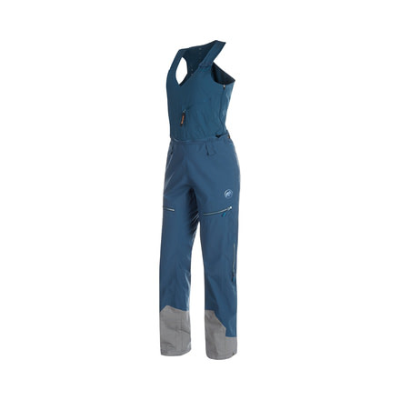 Mammut Alvier Hardshell Soft Bib Pants - Womens, Wing Teal, 8, 1020-12360-50227-38-10