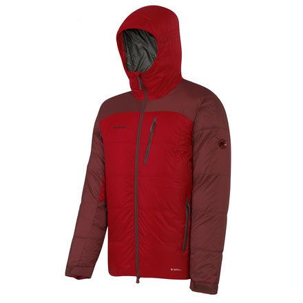 Mammut Ambler Hooded Jacket-Men's-Large-Dark Inferno/Andorra