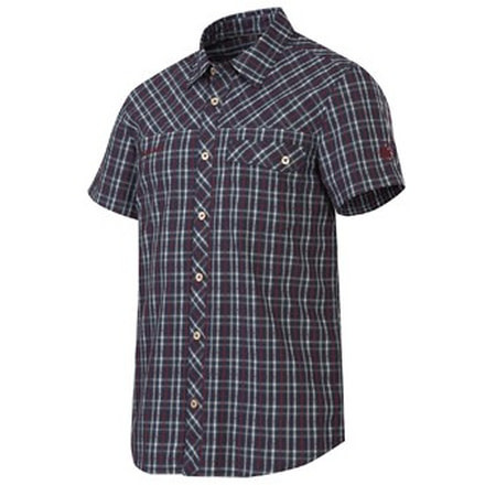 Mammut Asko Shirt - Men's-Dark Space/Barolo-Large