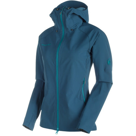 Mammut Base Jump SO Hooded Jacket - Women's-Orion-Large