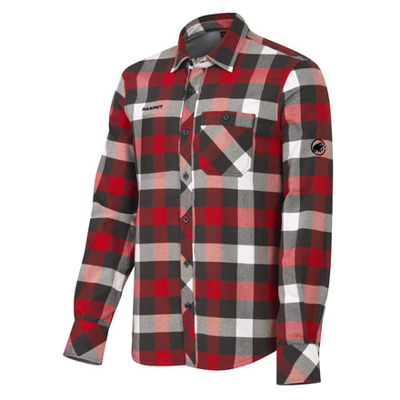 Mammut Belluno Winter Shirt - Mens-Dark Inferno/Graphite-Small