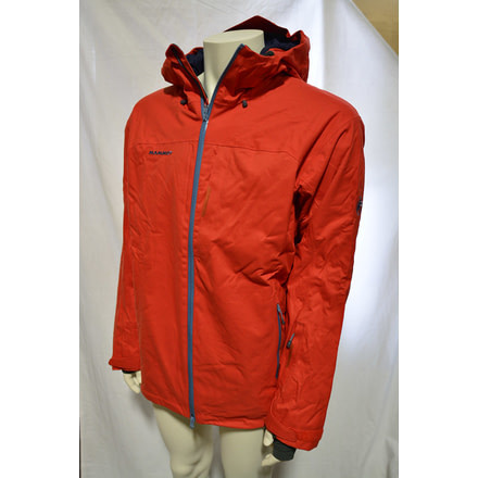 Mammut Bormio HS Hooded Jacket-Men's-Large-Dark Orange