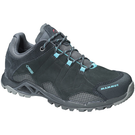 Mammut Comfort Tour Low GTX Hiking Shoe - Women's-Graphite/Light Pacific-Medium-9