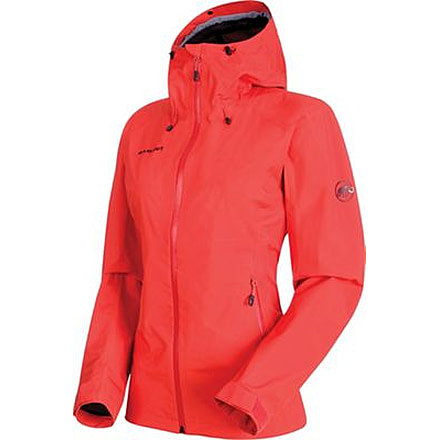 Mammut Convey HS Hooded Rain Jacket - Womens, Barberry/Merlot, Small, 1010-17811-3460-113
