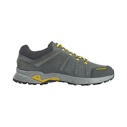 Mammut Convey Low GTX Shoes - Mens, Graphite/Dark Citron, 14, 3030-03220-00210-1300