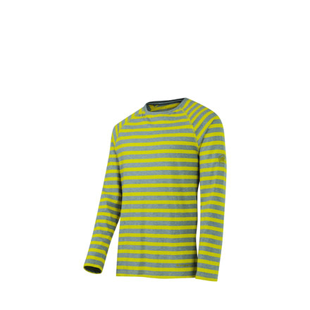 Mammut Crag Longsleeve-Men's-Large-Salamander Melange/Stone Grey