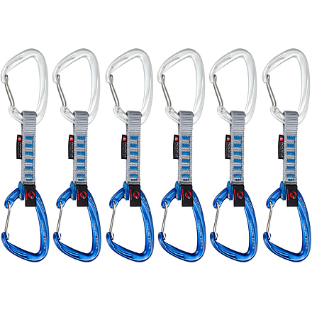 Mammut Crag Wire 10 cm Indicator 6-Pack Quickdraws, Wire Gate/Wire Gate, 10 cm, 2040-02680-19200-10