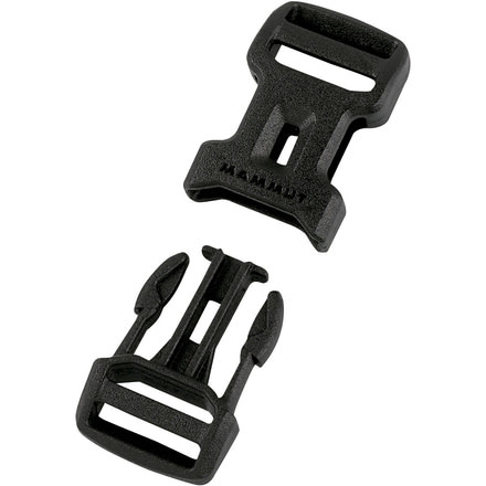Mammut Dual Adjust Side Squeeze Buckle-Black-Small