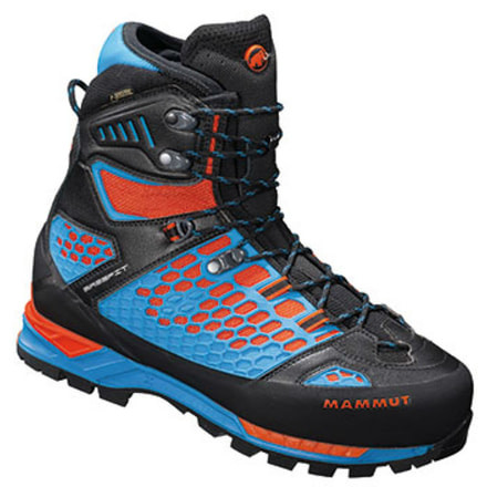 Mammut Eisfeld High GTX Mountaineering Boot - Men's-Black/Orange-Medium-10.5 US