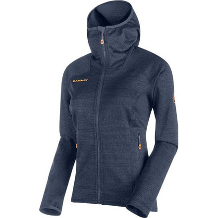 Mammut Eiswand Guide Midlayer Hooded Jacket - Womens, Night, Medium, 1010-25110-5924-114