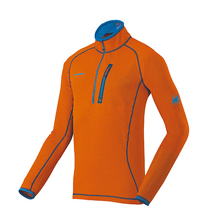 Mammut Eiswand Zip Pull Light-Men's-Large-Orange