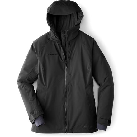 Mammut Elizabeth Rain Jacket - Womens, Black, Medium, 1010-25240-0001-114