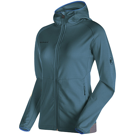 Mammut Get Away ML Hooded Jacket - Women's-Orion Melange-Large