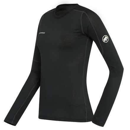 Mammut Go Dry Longsleeve - Women's-Black-X-Large