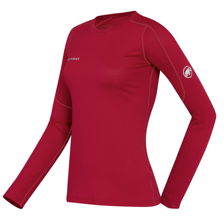 Mammut Go Dry Longsleeve - Women's-Claret-Small