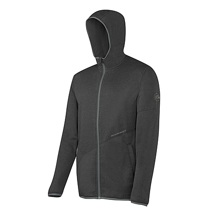 Mammut Go-Far Hooded Jacket - Men's-Graphite Melange-Large