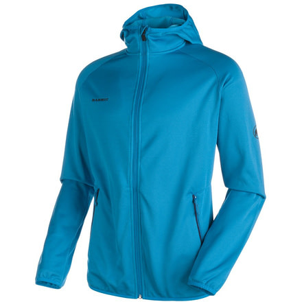 Mammut Go Far ML Hooded Jacket - Men's-Atlantic Melange-Small