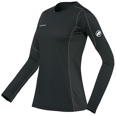 Mammut Go Warm Longsleeve - Womens-Black-Large