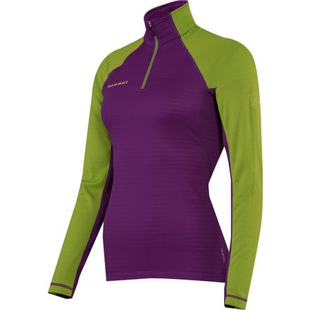 Mammut Illiniza Zip Pull - Women's-Dark Bloom/Peridot-Small