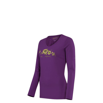 Mammut Kaska Longsleeve Women-Dark Bloom-Small