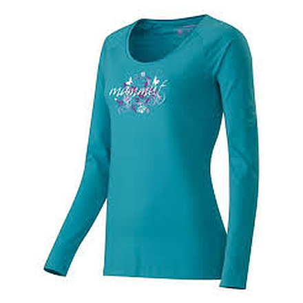 Mammut Kaska Longsleeve Women-Ocean/Viola-Small