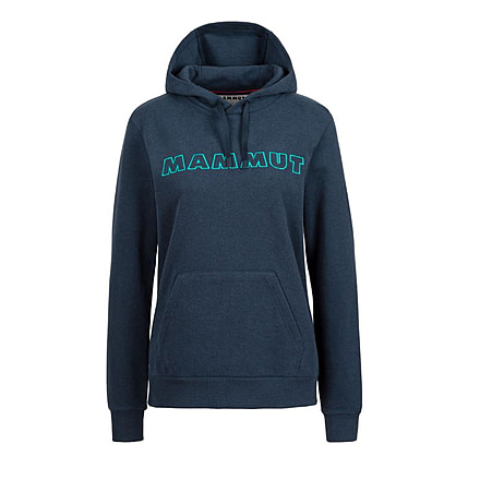 Mammut Logo ML Hoody - Women's, Marine Melange PRT4, Small, 1014-02151-50422-113