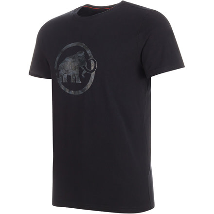 Mammut Logo T-Shirt - Mens, Black Prt1, 3XL, 1017-07292-00253-118
