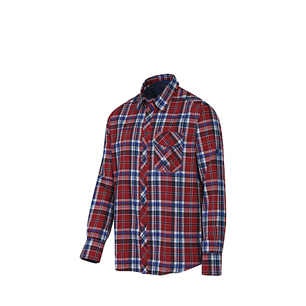 Mammut Lugano Shirt-Men's-Large-Marine/Carmine