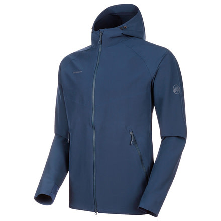 Mammut Macun SO Hooded Jacket - Mens, Peacoat, Large, 1011-00500-50125-115