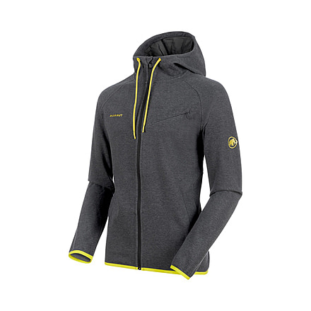 Mammut Logo ML Hooded Jacket - Men's, Phantom Melange, XXL, 1010-23270-00158-117