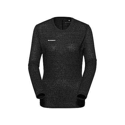 Mammut Massone Light Longsleeve T-Shirt - Womens, Black, S, 1016-01620-0001-113