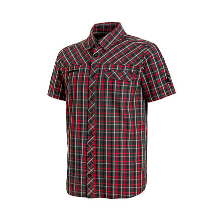 Mammut Mens Asko Shirt, Graphite-Magma, Large, 1015-01533-00101-115
