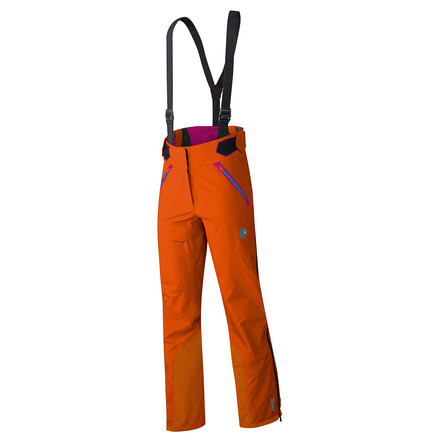 Mammut Mittellegi Pro Pants - Women's-Orange-Regular Inseam-6