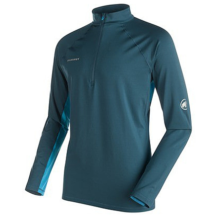 Mammut MTR 141 Half Zip Longsleeve Tee - Men's-Orion/Atlantic-X-Large