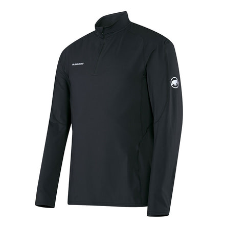 Mammut MTR 141 Thermo Longsleeve Zip - Men's-Black-Large