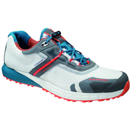 Mammut MTR 201 Dyneema Tech Low Trail Running Shoe - Men's-White/Dark Pacific-8-Medium