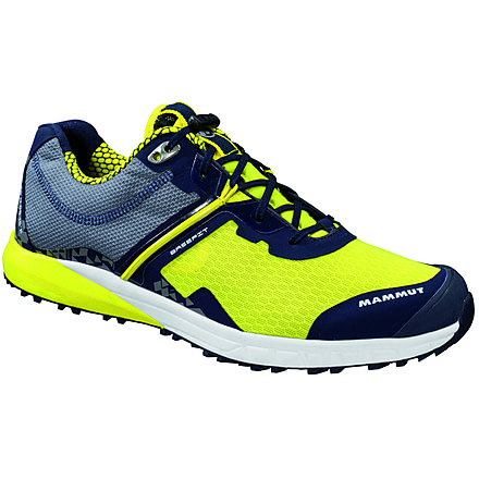 Mammut MTR 201 Tech Low Trail Running Shoe - Mens-Dark Indigo/Sunglow-Medium-8.5 US
