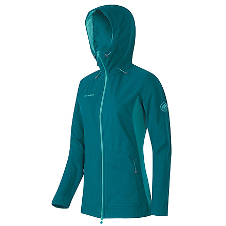 Niva Hooded Midlayer Jacket - Womens-Dark Pacific Melange-Medium