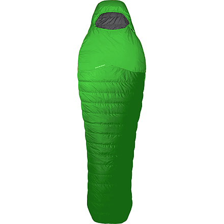 Mammut Camp Down -5C/23F 3-Season Sleeping Bag, Dark Spring, 195 cm, 2410-02910-4379