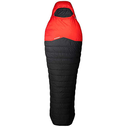 Mammut Nordic Down 3-Season Sleeping Bag, 23 F, Graphite Fire, 180 cm, 2410-02410-0128-180-2