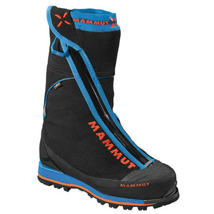 Mammut Nordwand High GTX Mountaineering Boot - Men's-Black/Cyan-Medium-10.5 US
