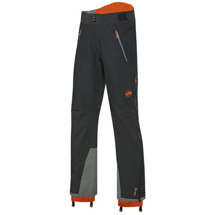 Mammut Nordwand Pro Hard Shell Pants - Mens-Black-Long Inseam-34 Waist