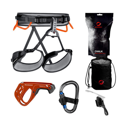 Mammut Ophir 3-Slide Crag Bag Small, Titanium-Dark Orange, 2020-01025-9999-1