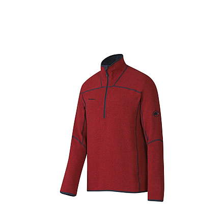 Mammut Phase Zip Pull-Men's-Large-Carmine/Dark Orange