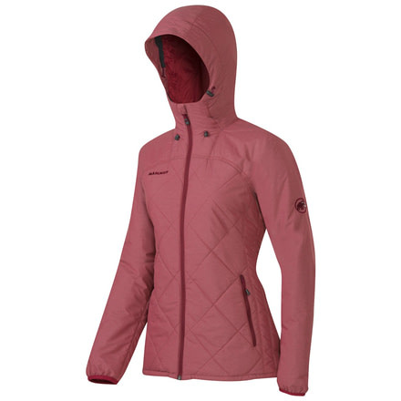 Mammut Pischa IS Hooded Jacket - Women's-Crimson Melange-Large
