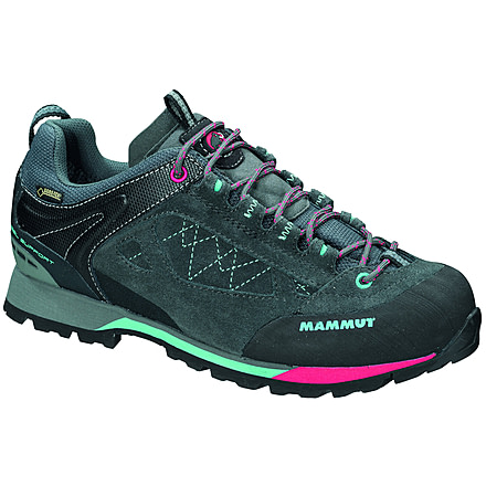 Mammut Ridge Low GTX Backpacking Shoe - Women's-Graphite/Fiji-Medium-5.5