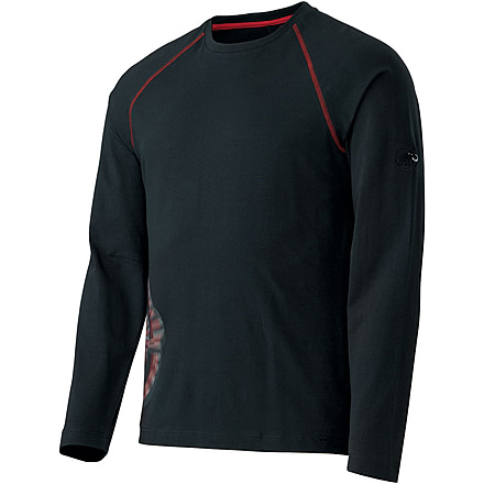 Mammut Rockart Longsleeve T-Shirt - Men's-Black-Large