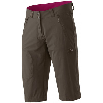 Mammut Runje Bermudas Short - Womens-Dark Oak/Scarlet-14 in-8